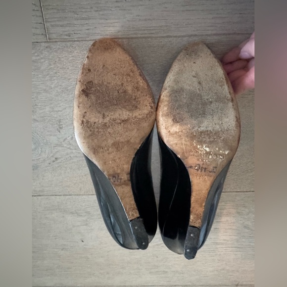 Jimmy Choo Baxen Patent Wedge Pump in Black
Size 37.5 - Picture 10 of 10